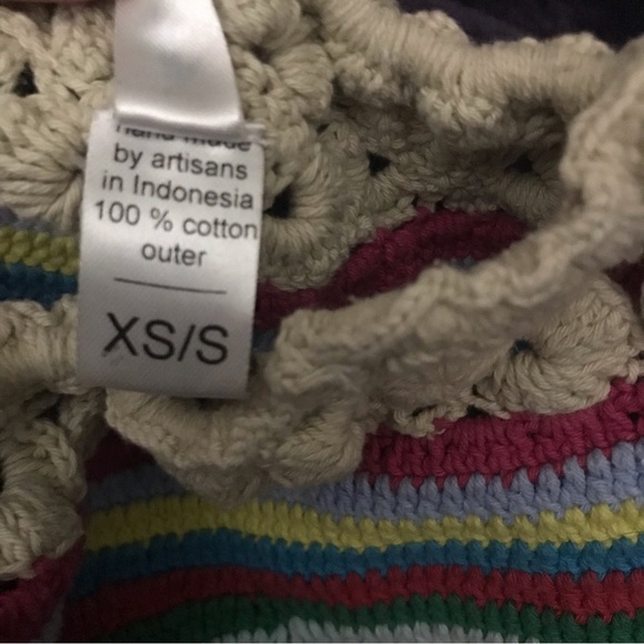 ANDI BAGUS daisy chain multi color crochet rainbow 🌈 shorts 🐝 - Picture 5 of 7